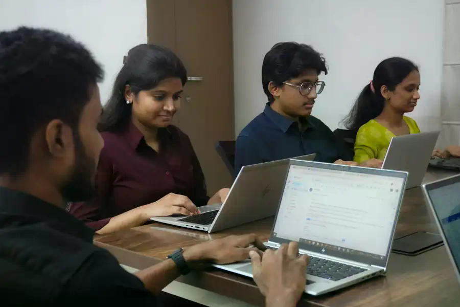 The WeareZO team at our Hyderabad office